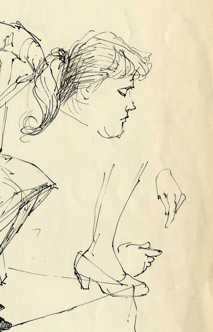 Cabeza, manos y pie (detalle), 1953 de Shirley Markham