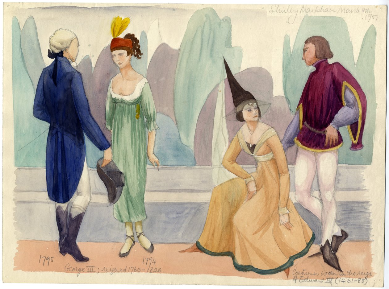 Traje histórico, 1951 de Shirley Markham