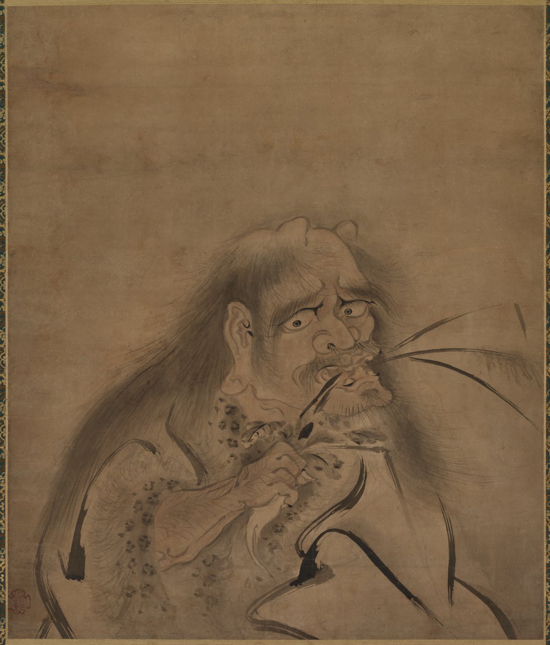 Retrato de Shinno, finales de 1400-principios de 1500 de Shoryo