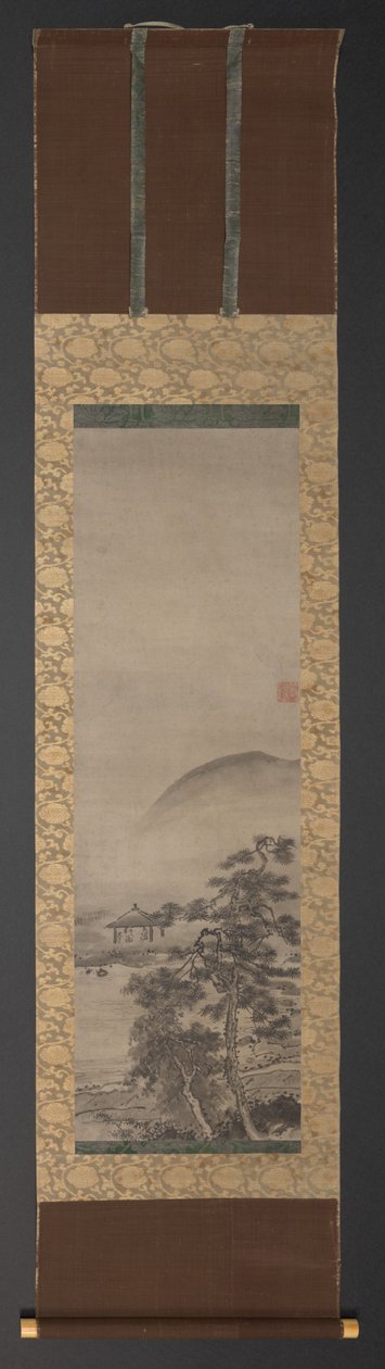 Paisajes con figuras (uno de un par) de Shugetsu Tokan