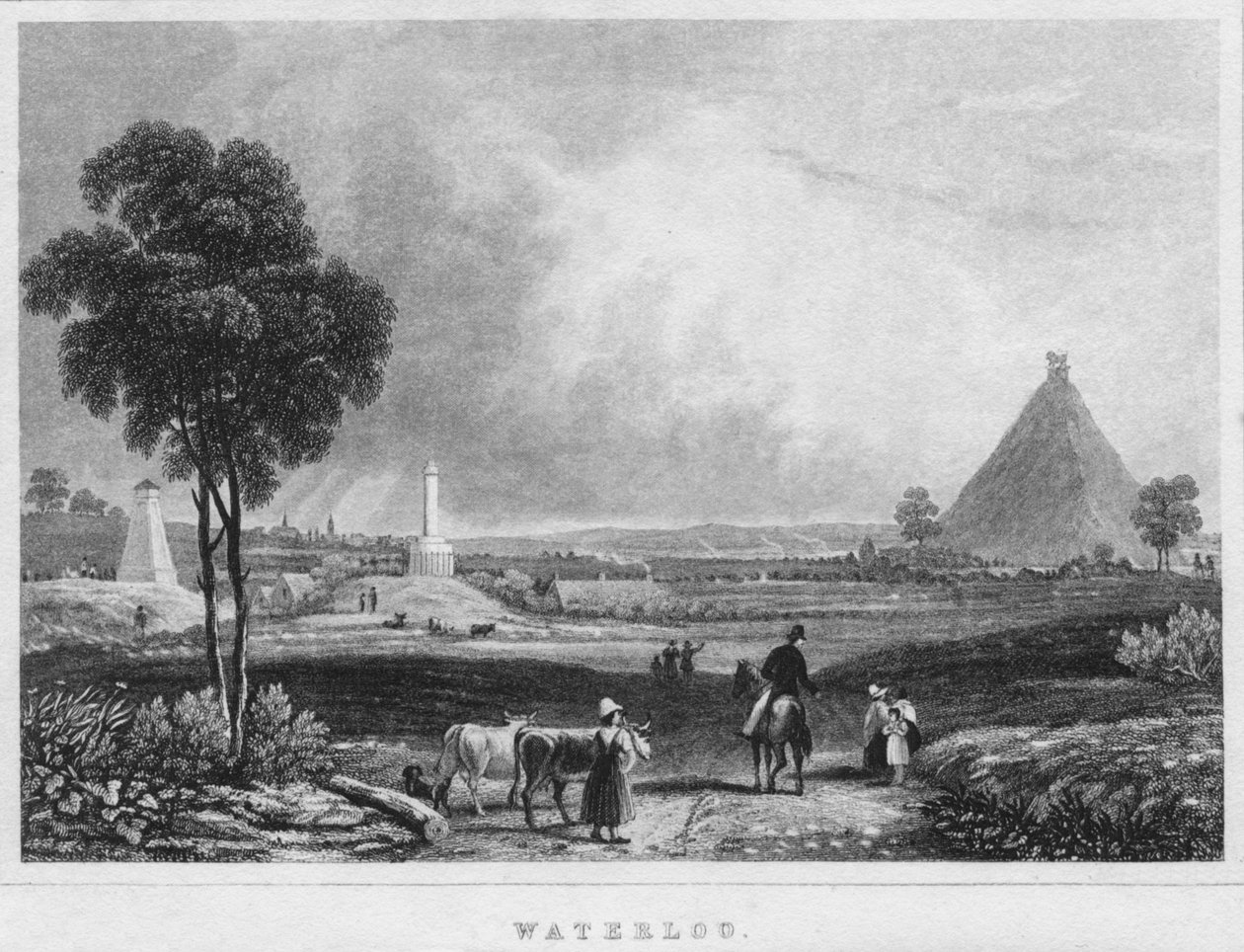 Waterloo, 1850 de Shury and Son