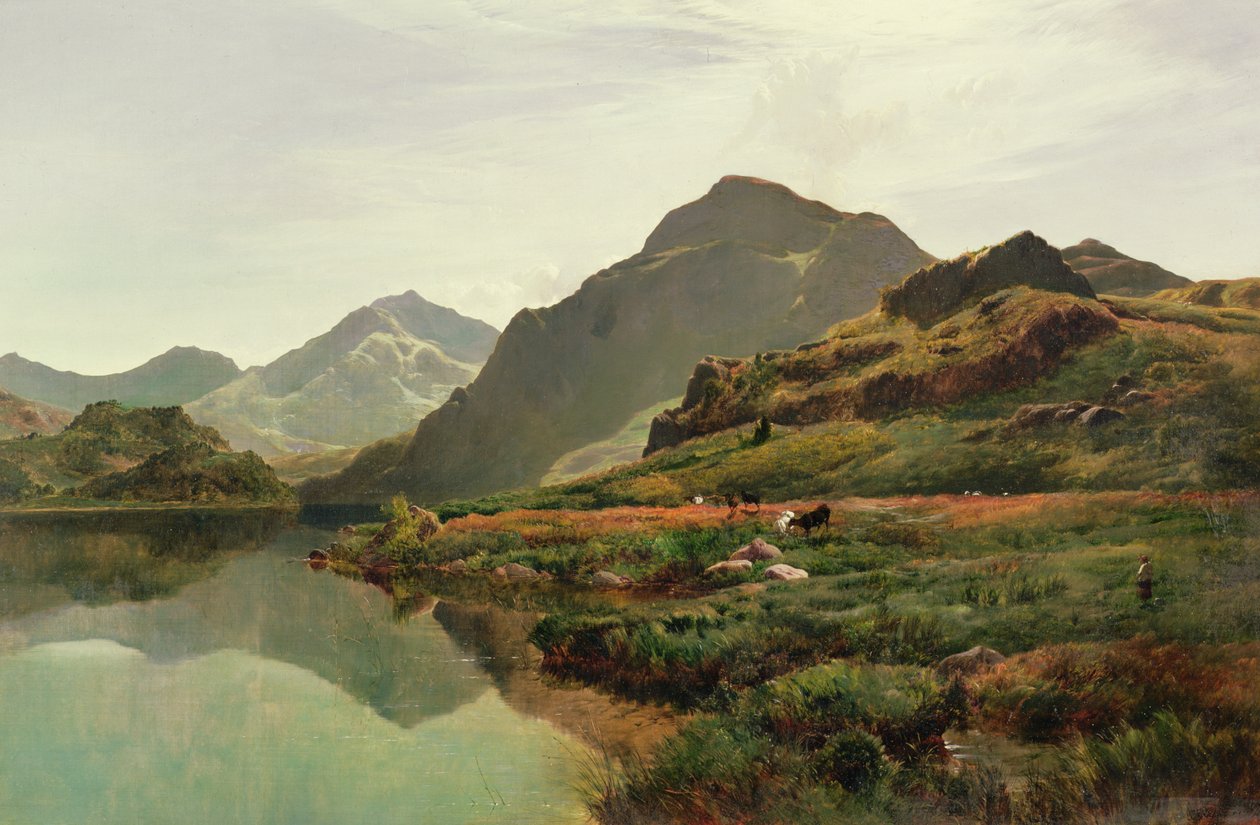 Una Escena de Lago en las Tierras Altas de Sidney Richard Percy