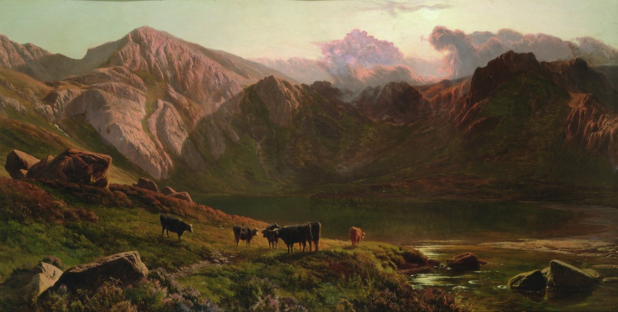 Llyn Idwal, Gales del Norte de Sidney Richard Percy