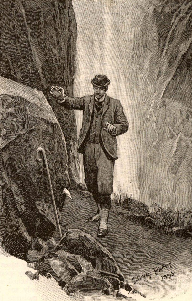 Ilustración para "Las aventuras de Sherlock Holmes de Sidney Paget