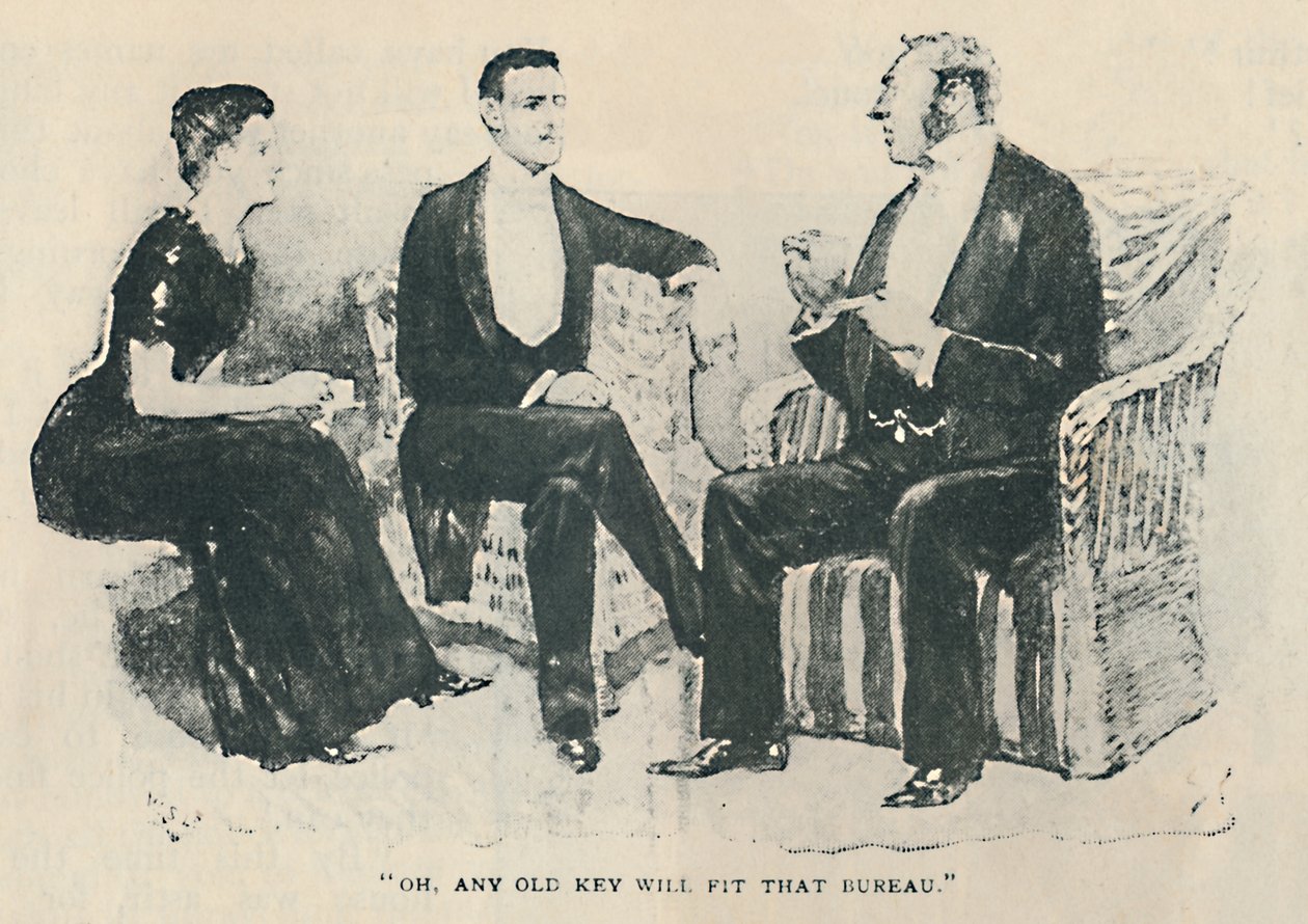 Oh, cualquier llave servirá para ese escritorio, 1892 de Sidney Paget