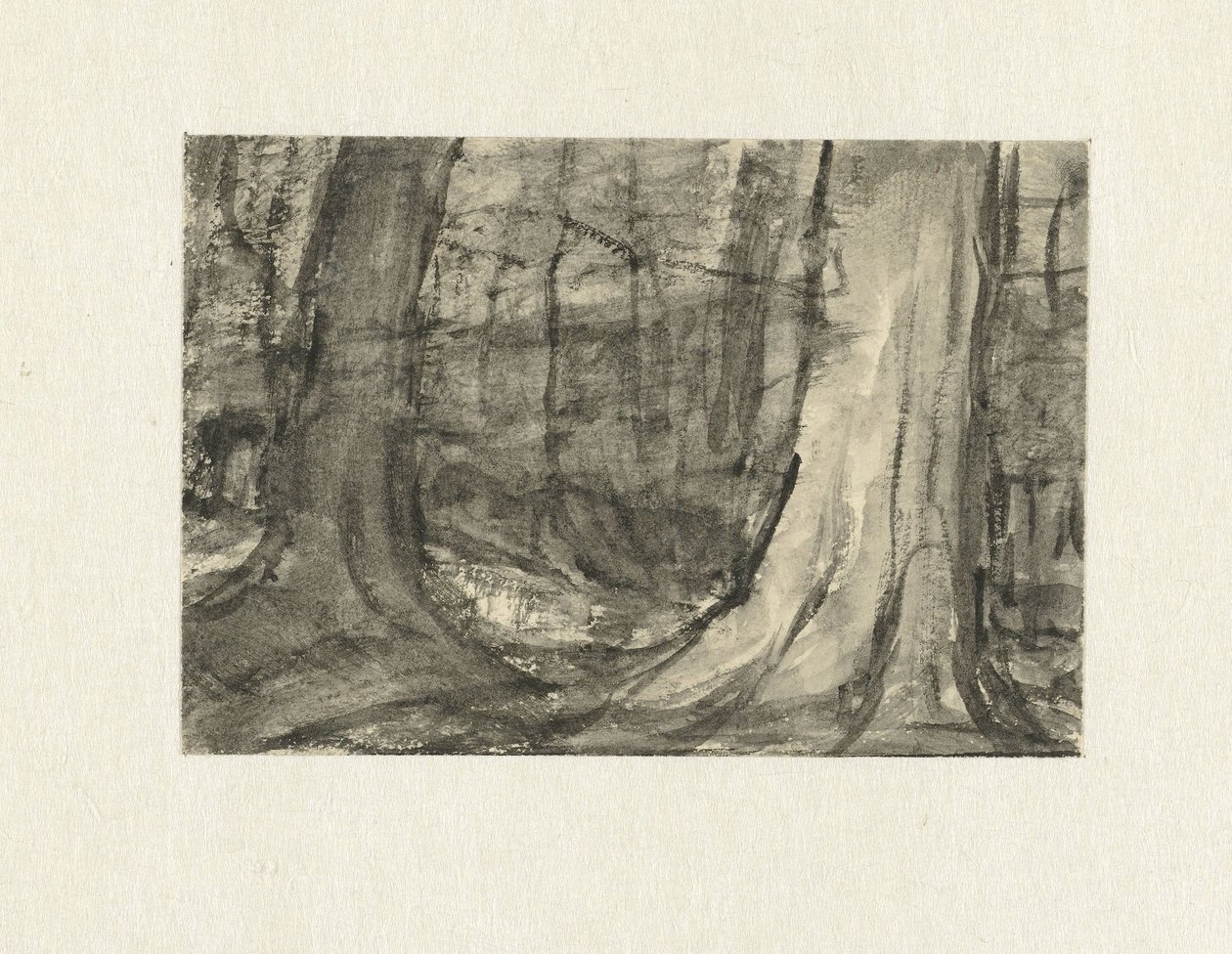 Vista entre los árboles de Sientje Mesdag van Houten