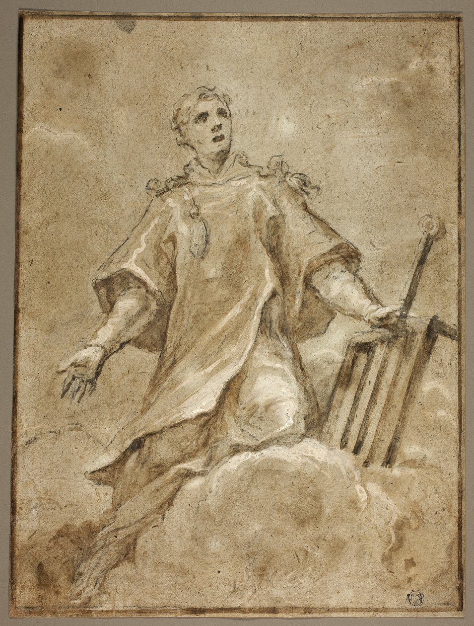 San Lorenzo en la gloria de Sigismondo Caula