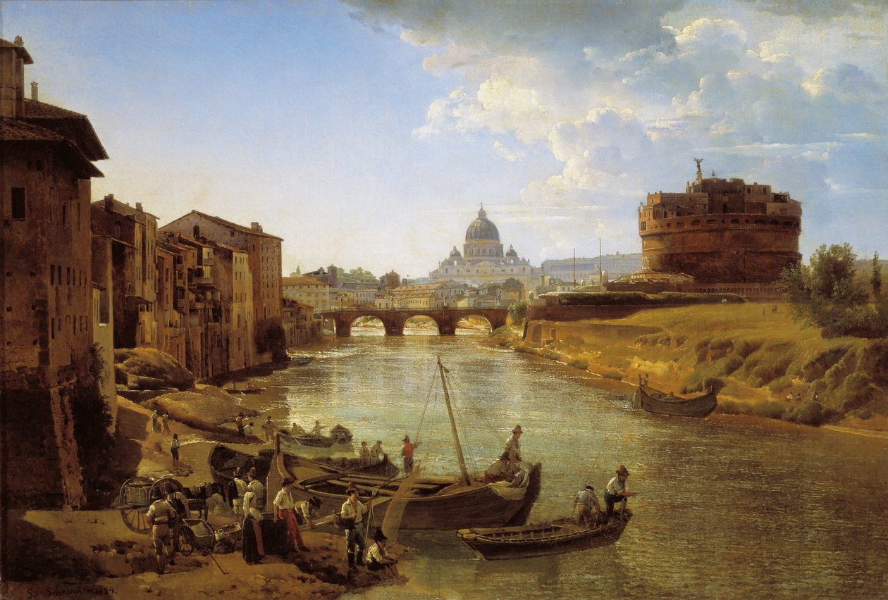 Nueva Roma. El Castillo de S.Ángelo de Silvestr Fedosievich Shchedrin
