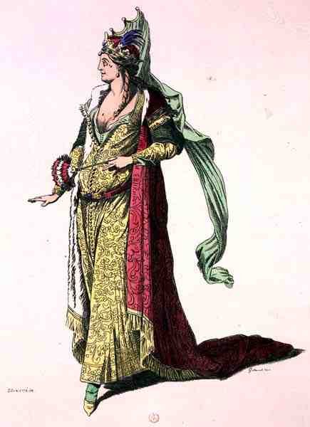 Traje de teatro, facsímil de A. Guillaumot Fils de Silvestre (after)