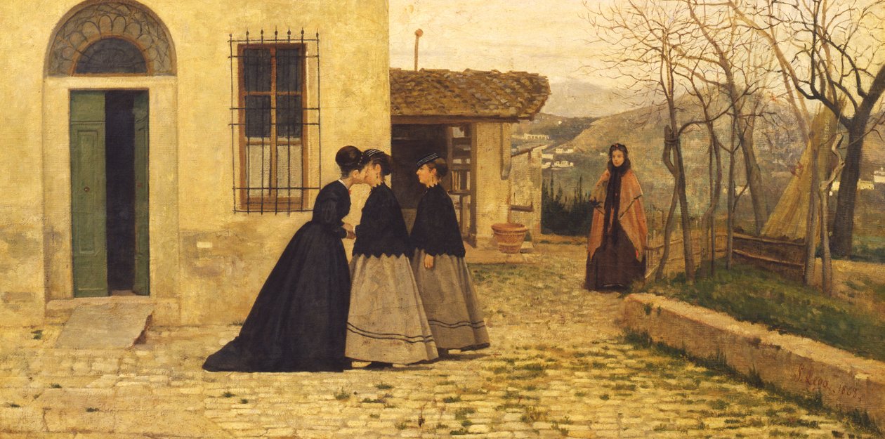 La Visita, 1868 de Silvestro Lega