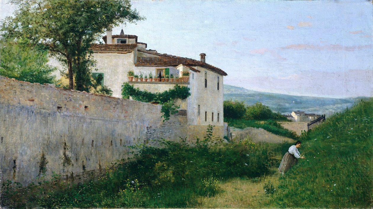 Vista de Piagentina de Silvestro Lega