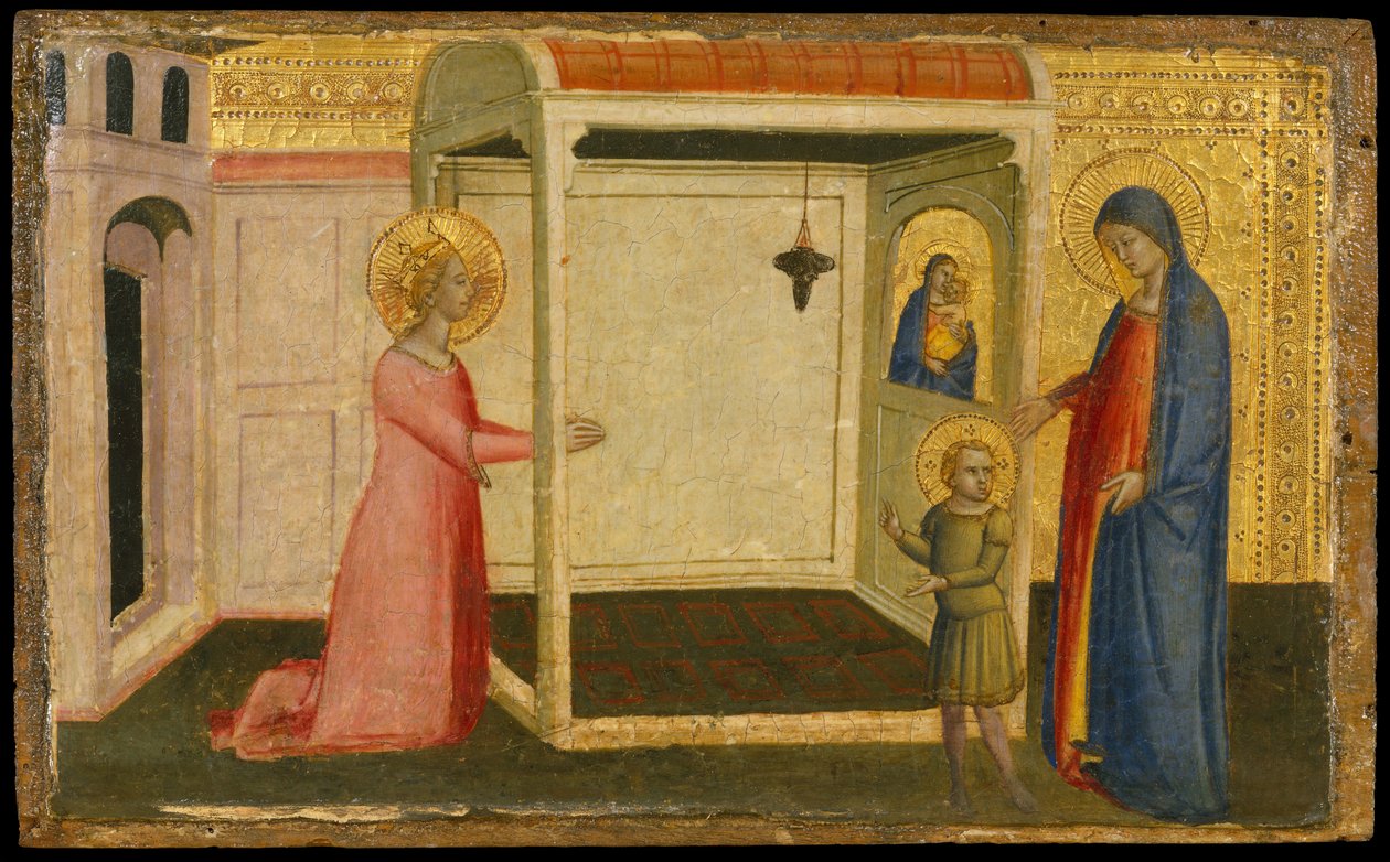 La visión de Santa Catalina de Alejandría de Silvestro dei Gherarducci