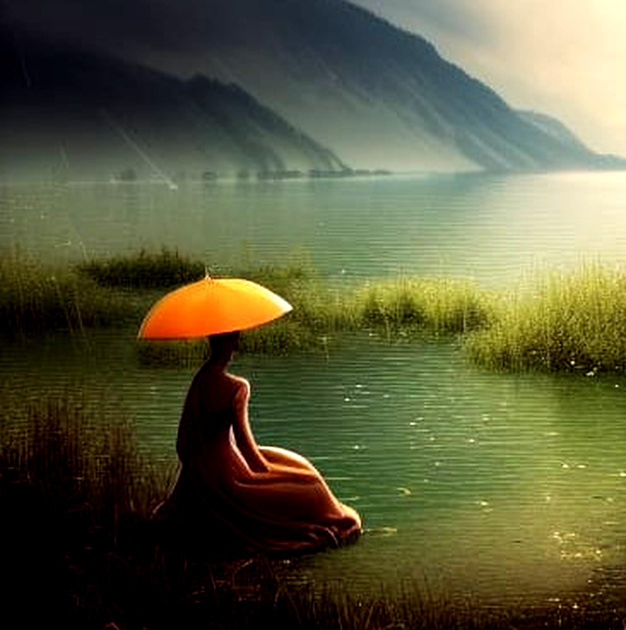 Silencio bajo la suave lluvia de Silvia Martini