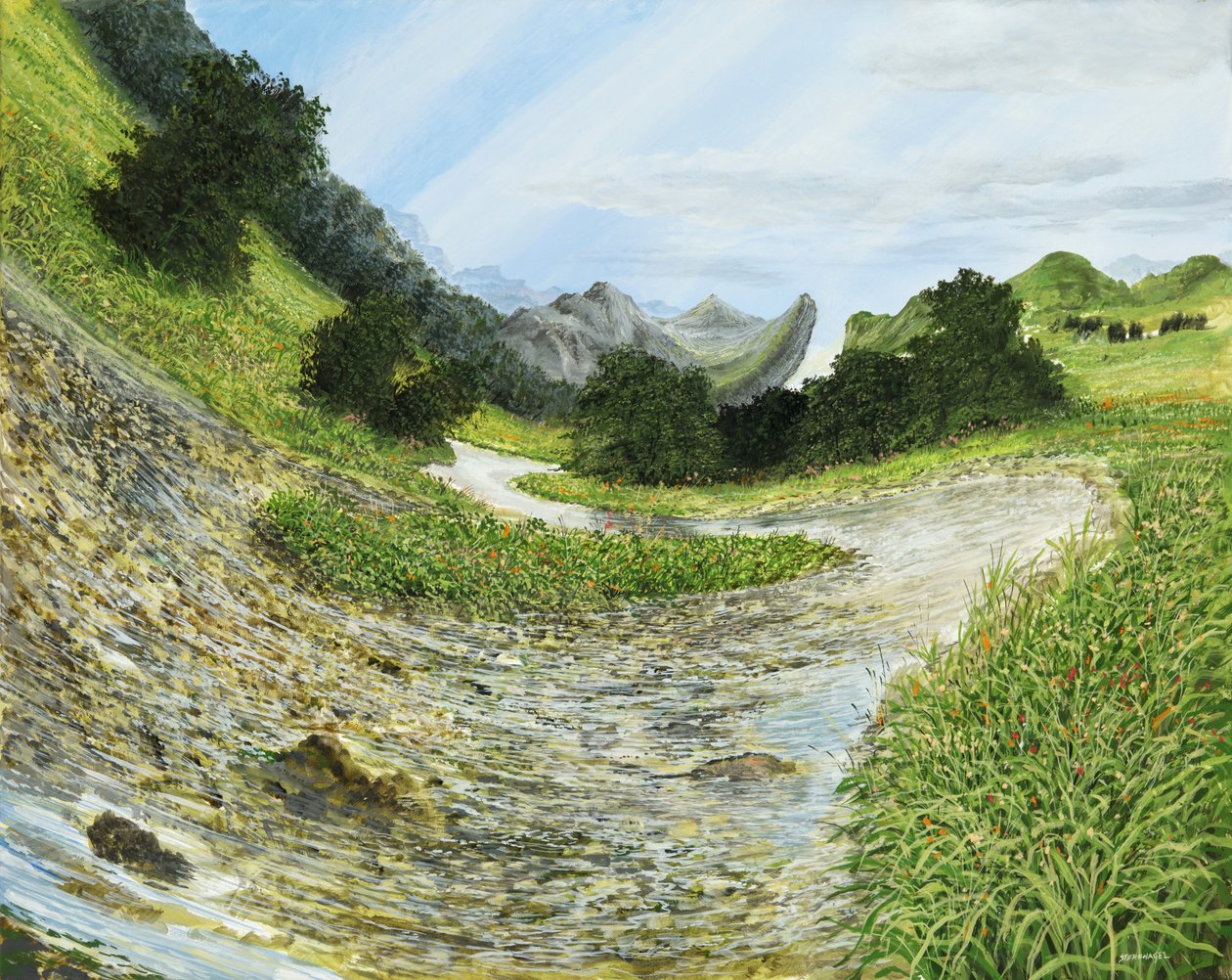 Arroyo de montaña de Silvian Sternhagel
