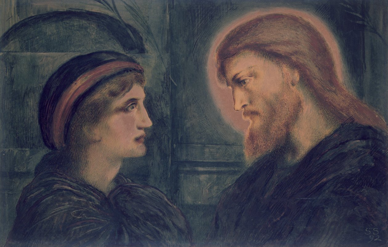 Cristo y la juventud, 1892 de Simeon Solomon