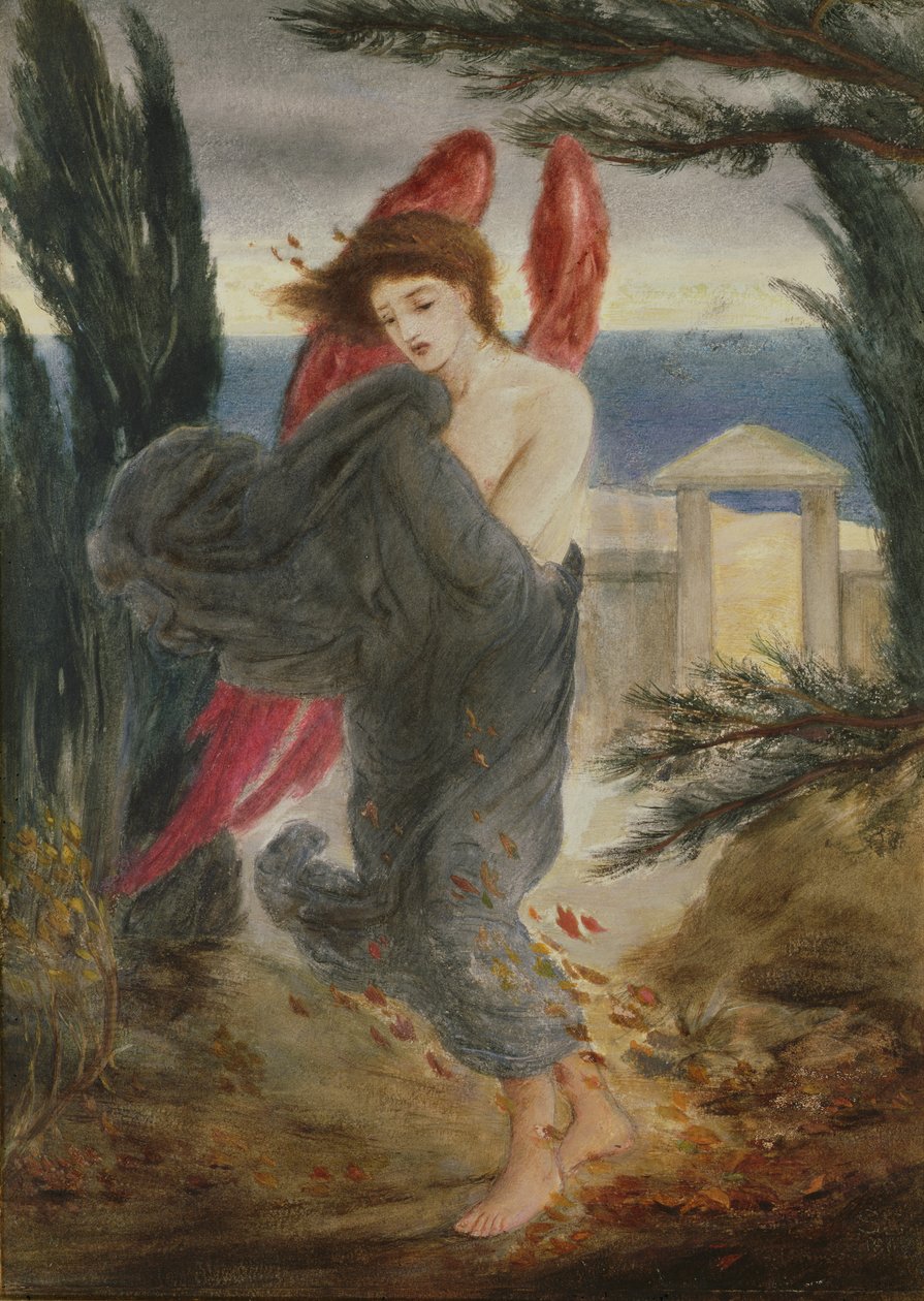 Amor en otoño, c.1860 de Simeon Solomon