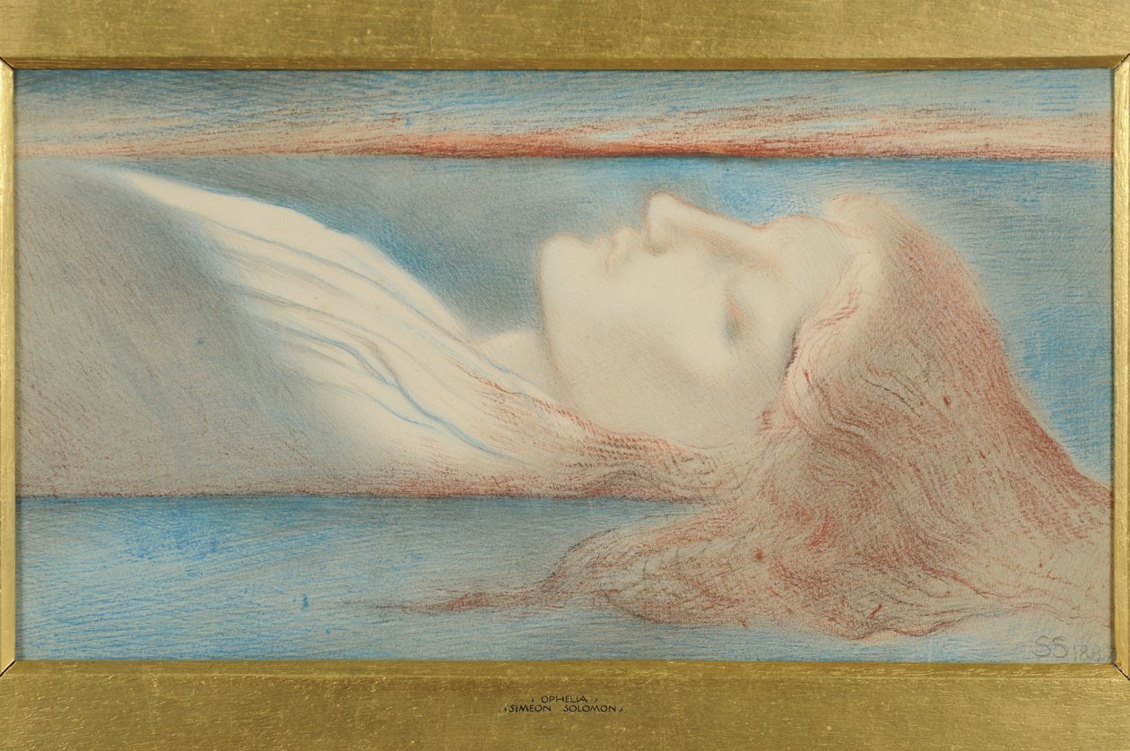 Ofelia, 1887 de Simeon Solomon