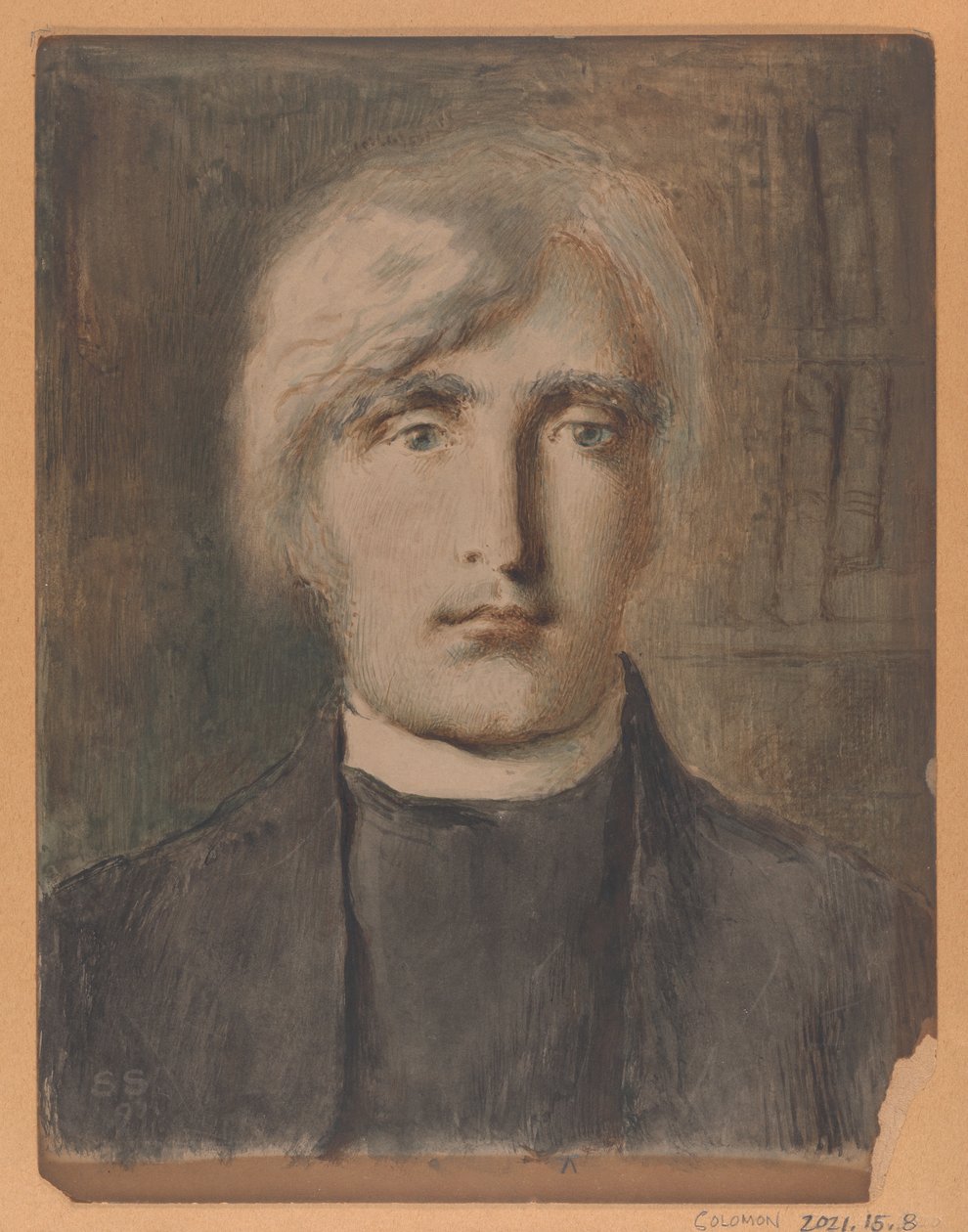 Retrato de un clérigo de Simeon Solomon