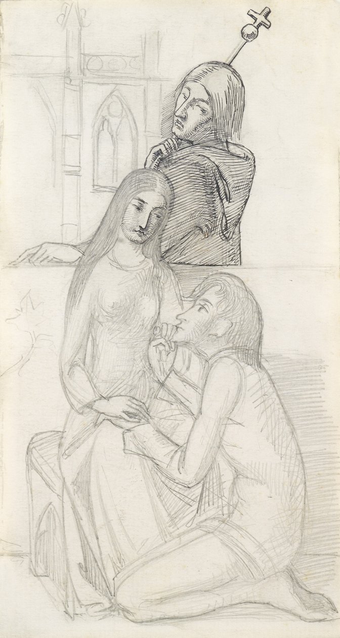 Romeo y Julieta, con Fray Lorenzo de Simeon Solomon