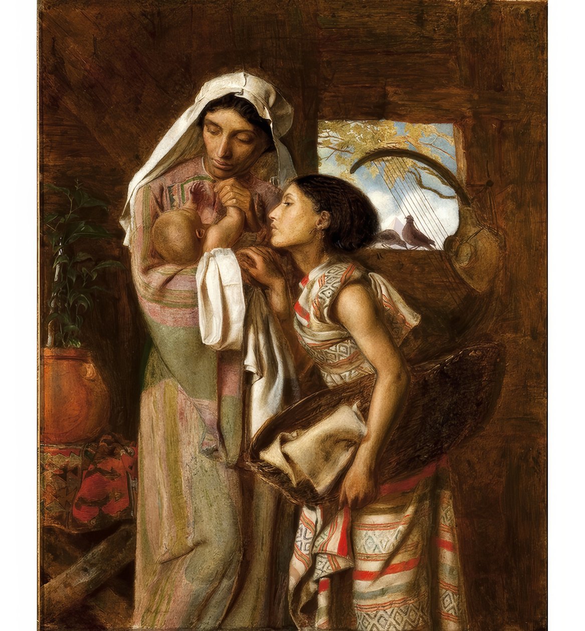 La madre de Moisés de Simeon Solomon