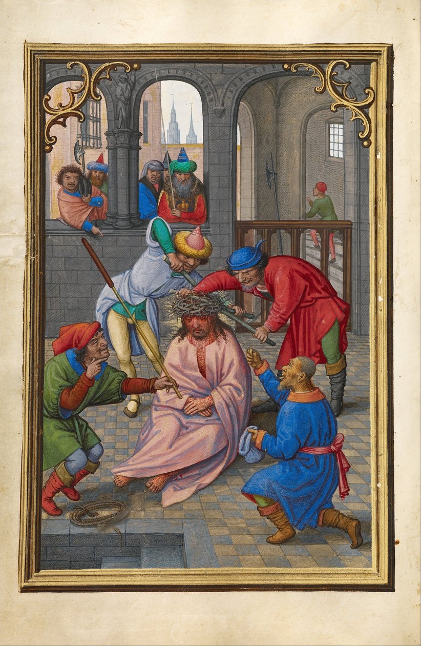 La coronación de espinas de Simon Bening