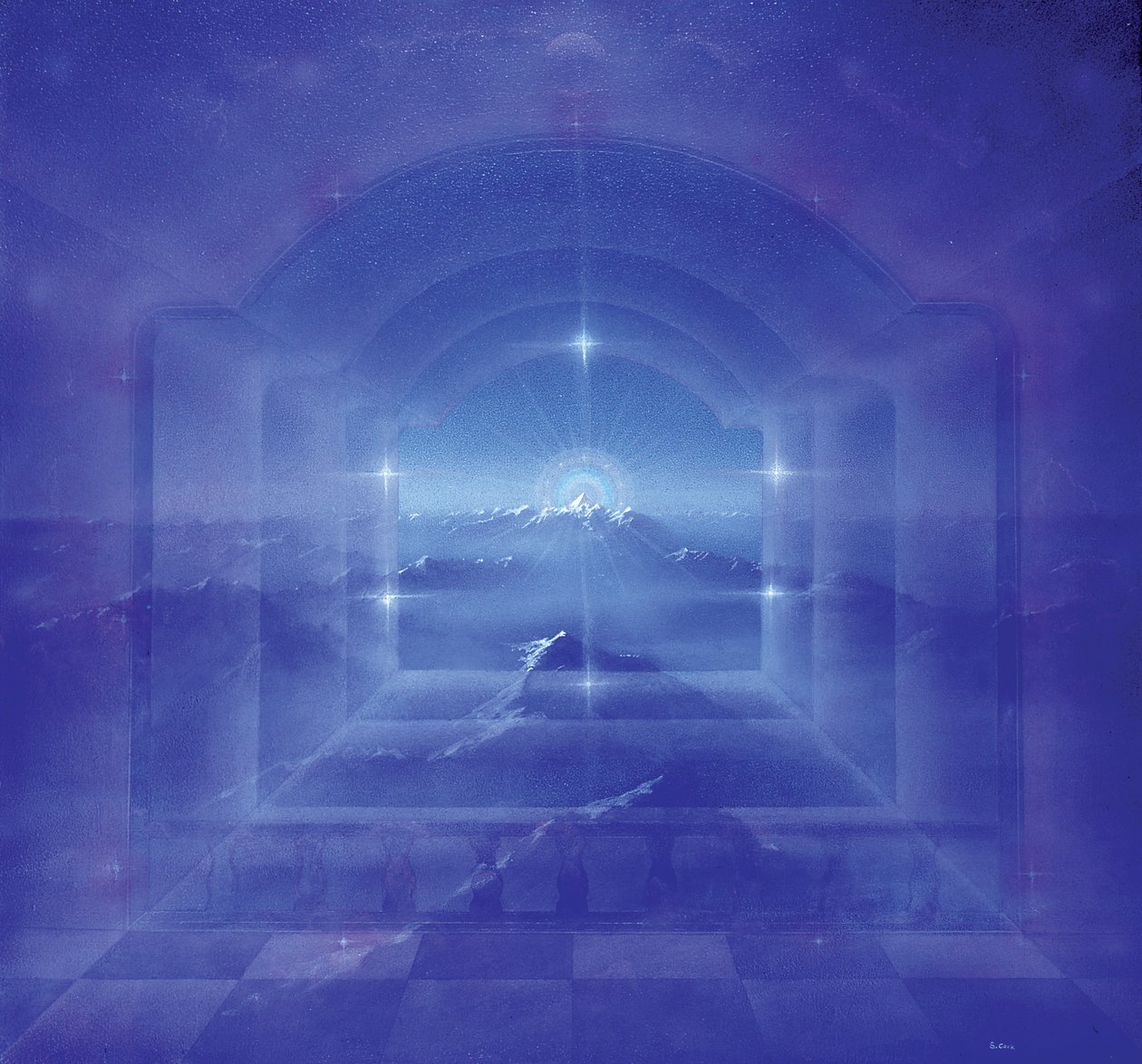 A través de mundos de cristal de Simon Cook