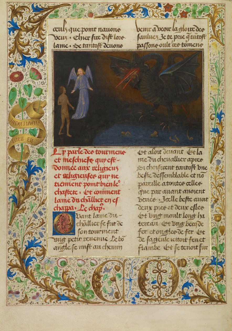 El tormento de los sacerdotes y monjas impuros de Simon Marmion