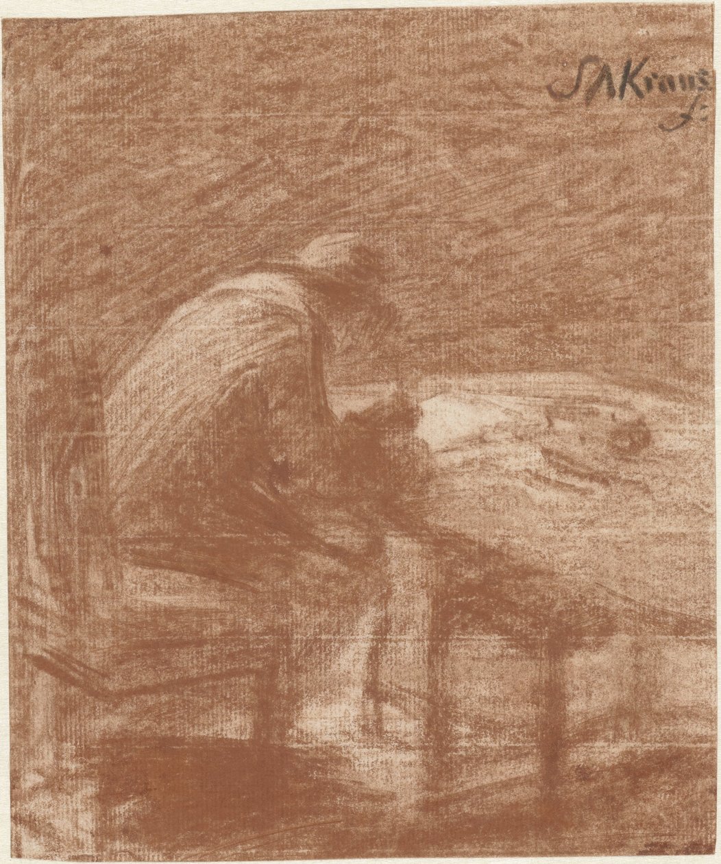 Escritor en una mesa de Simon Andreas Krausz