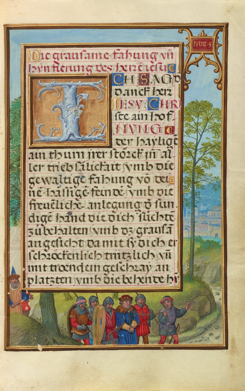 Rand mit der Verhaftung von Achior de Simon Bening