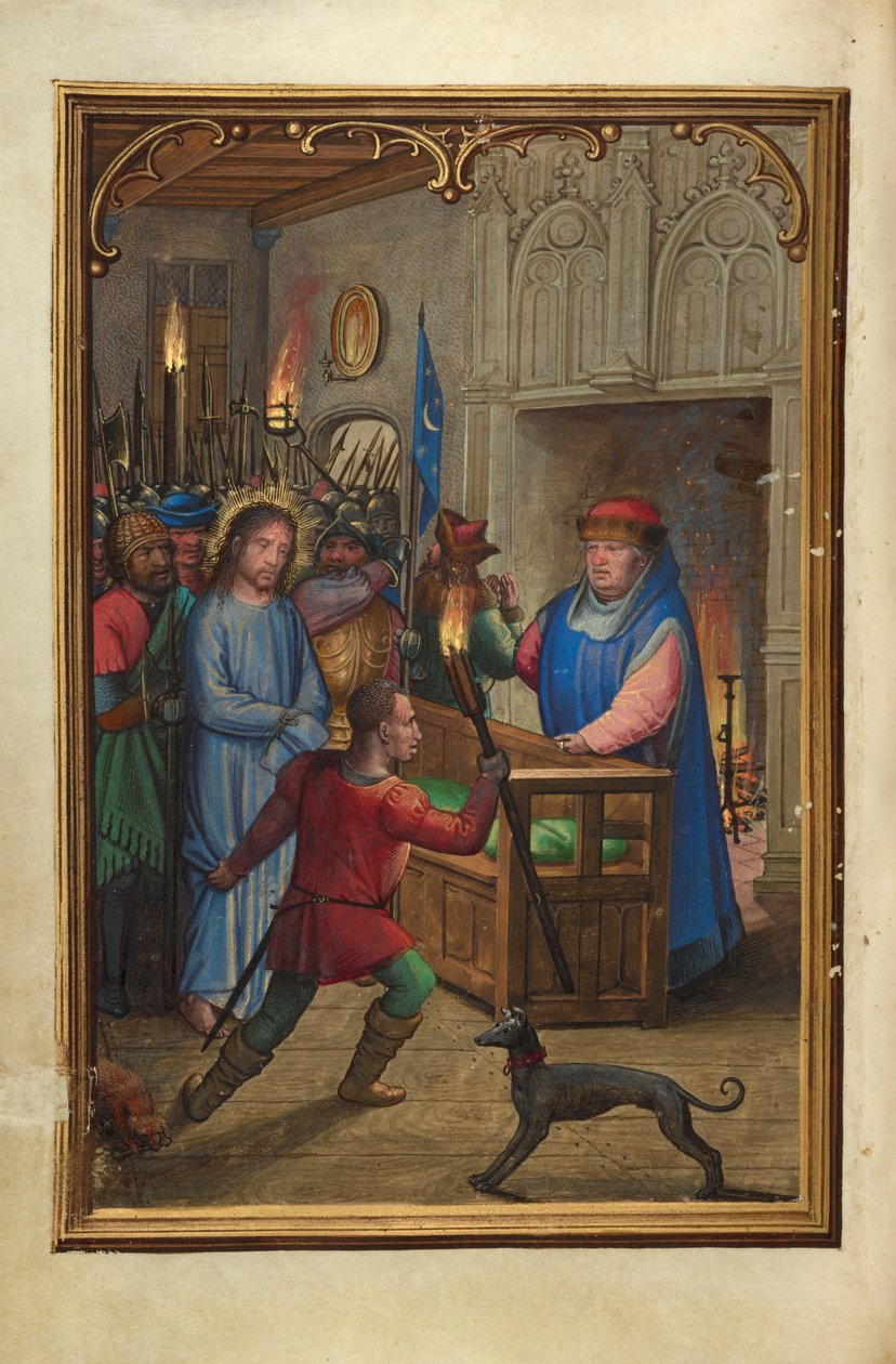 Cristo ante Anás de Simon Bening