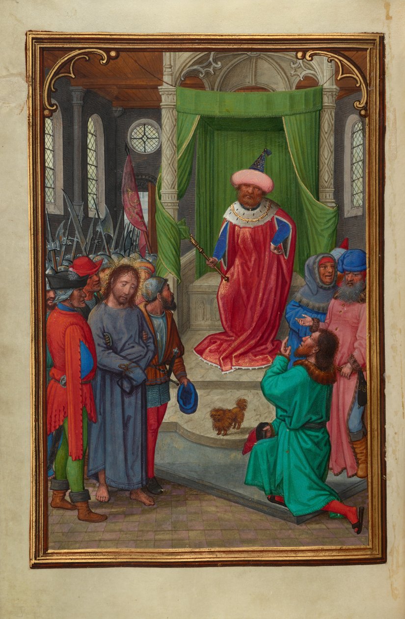 Cristo ante Herodes de Simon Bening