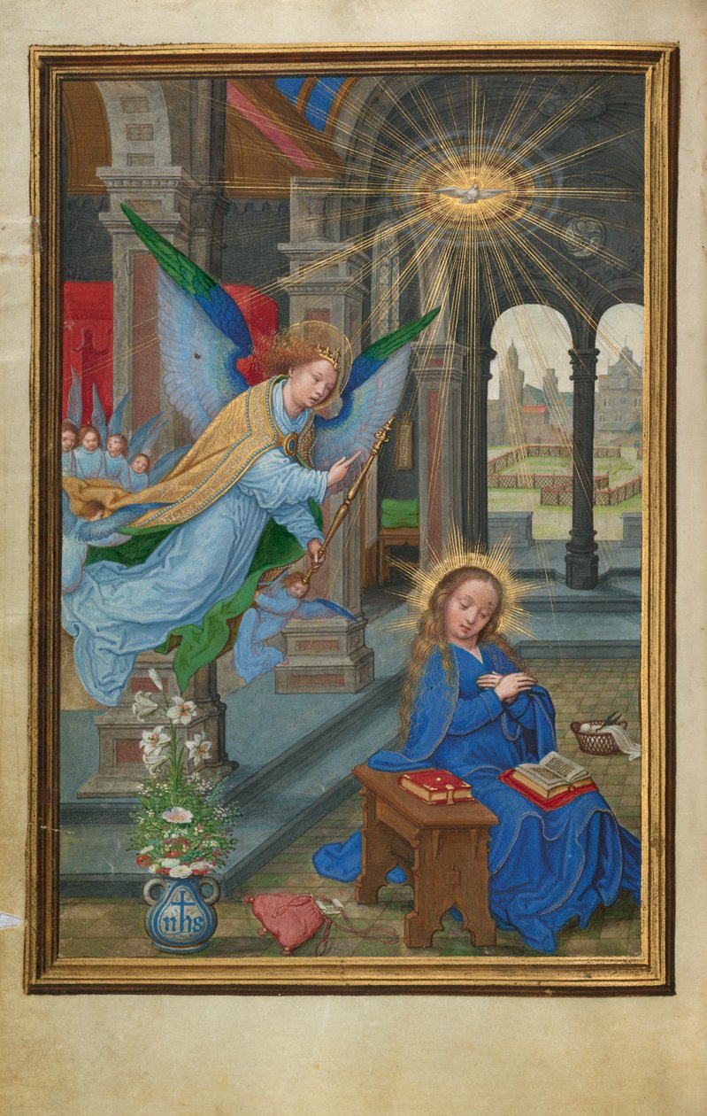 La Anunciación de Simon Bening