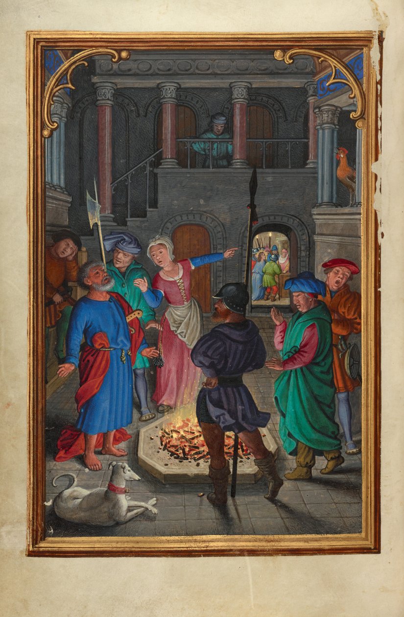 La negación de San Pedro de Simon Bening