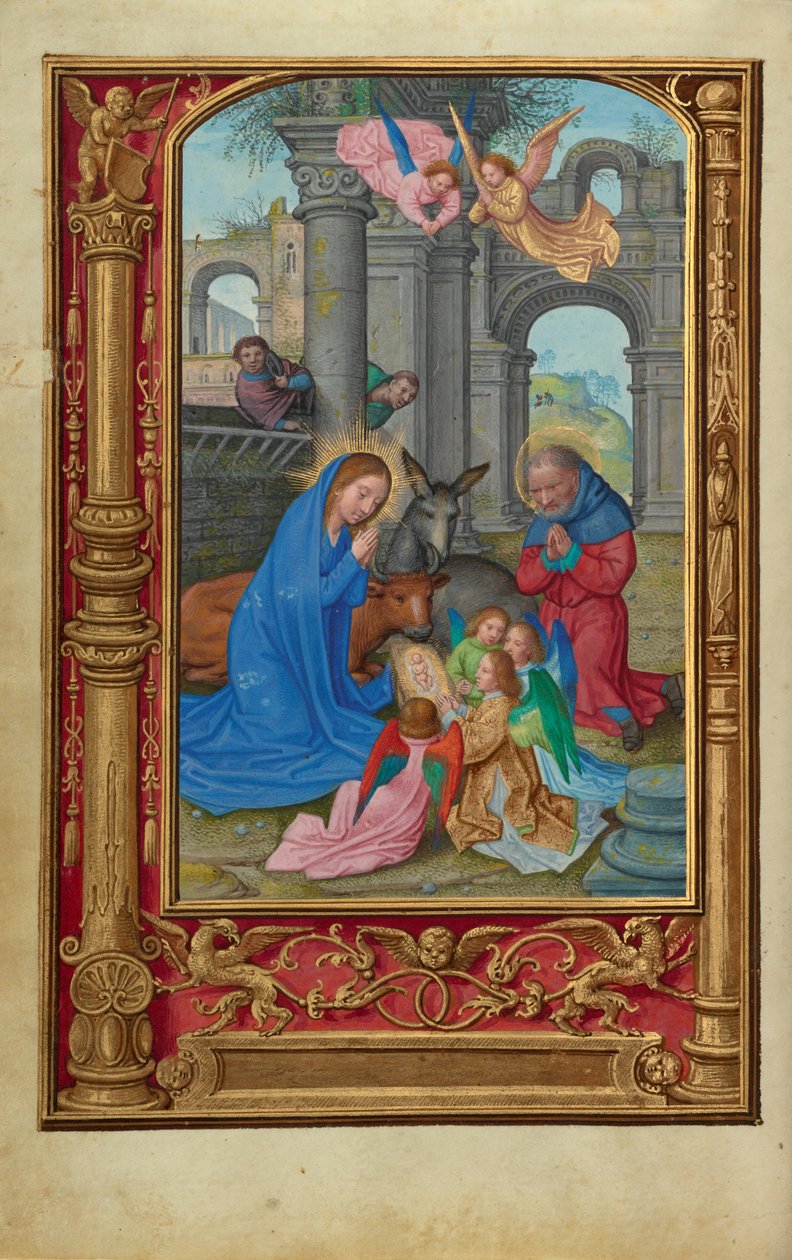 La Natividad, c.1525-30 de Simon Bening