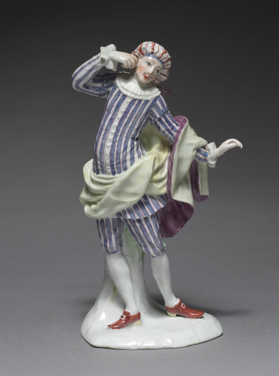 Figura de comedia italiana: Mezetin, c.1753 de Simon Feilner