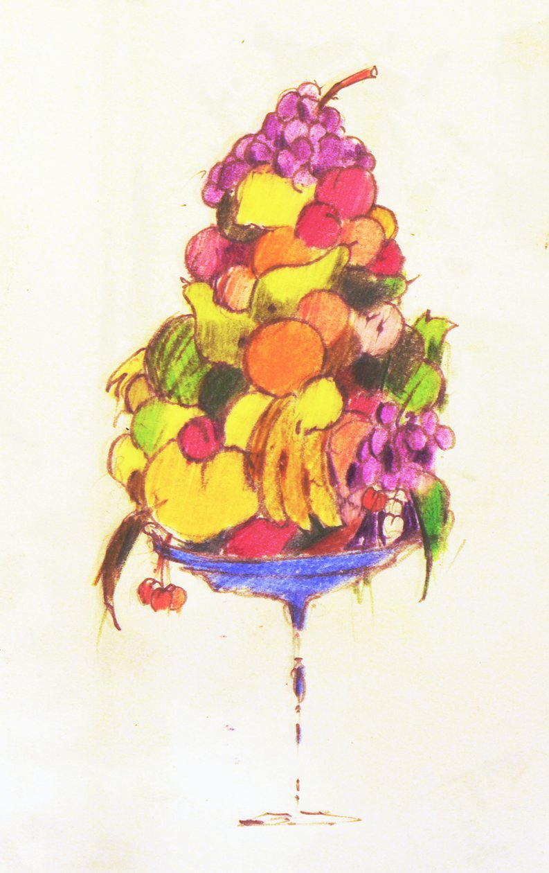 Coupe, 2005 (acuarela y lápiz de color) de Simon Fletcher