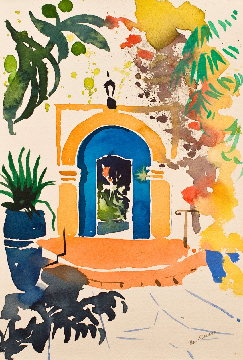 Dar Kenavo, 2016 (acuarela) de Simon Fletcher