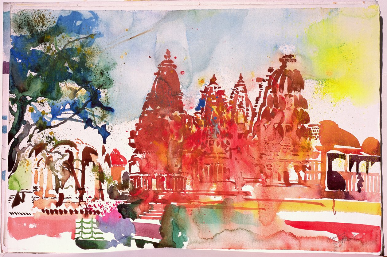 Mandore I, 2007 (acuarela sobre papel) de Simon Fletcher