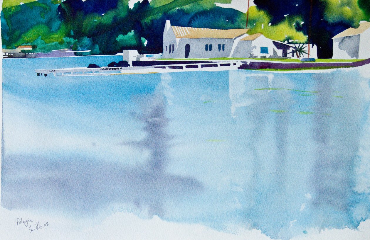 Pelagia, 2008 (acuarela) de Simon Fletcher