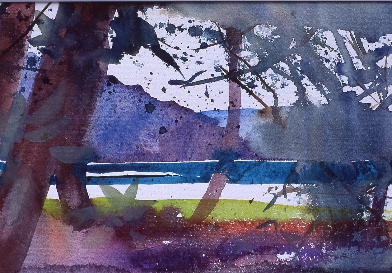 Turquesa Amanohashidate, 2000 (acuarela) de Simon Fletcher