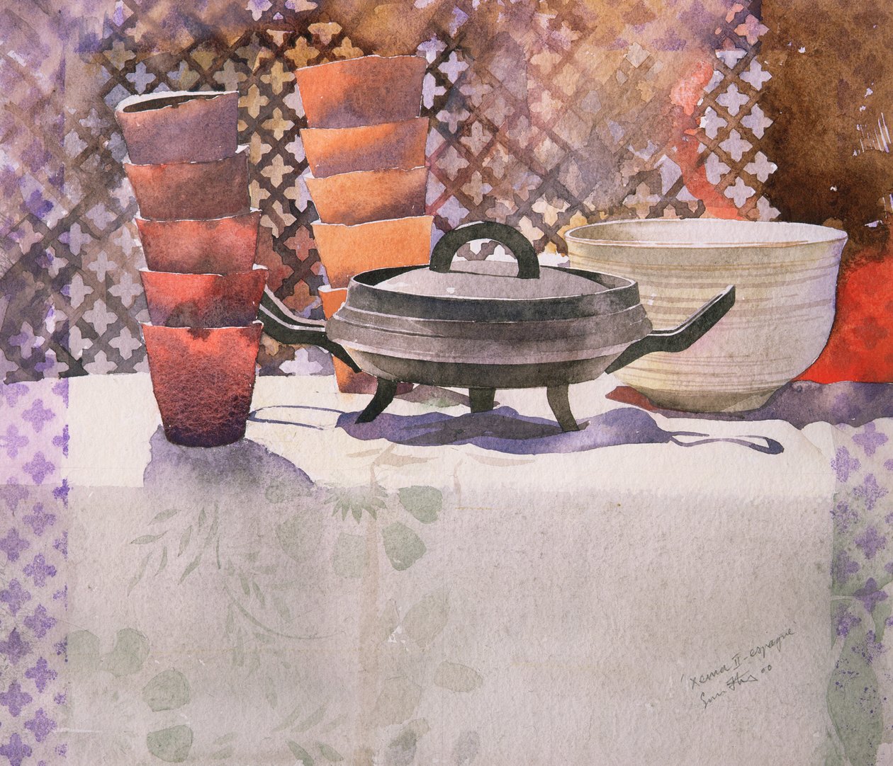 Xema Espagne, 2000 (acuarela) de Simon Fletcher