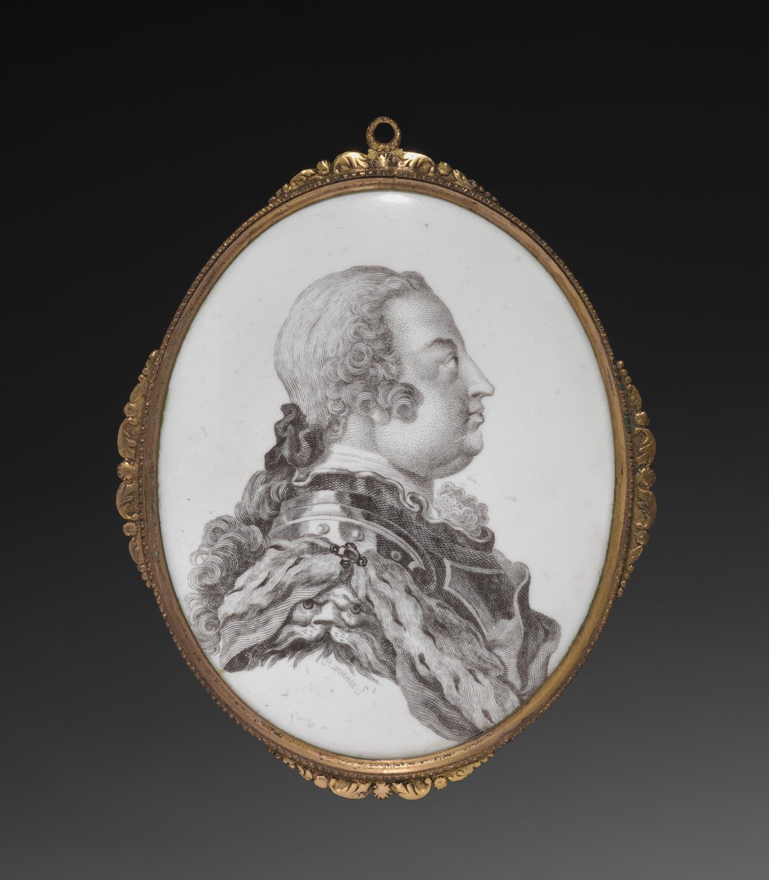 Placa ovalada, Duque de Cumberland de Simon Francois Ravenet