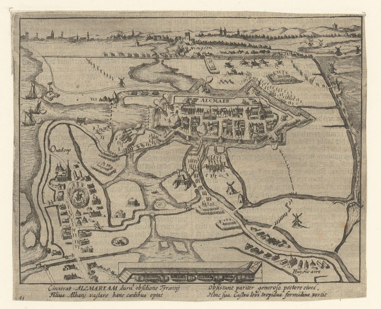 Asedio de Alkmaar, 1573 de Simon Frisius