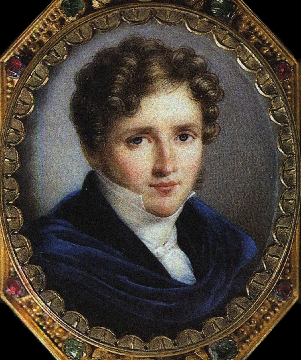Retrato del autor Alfred de Vigny de Simon Nicolas Mansion