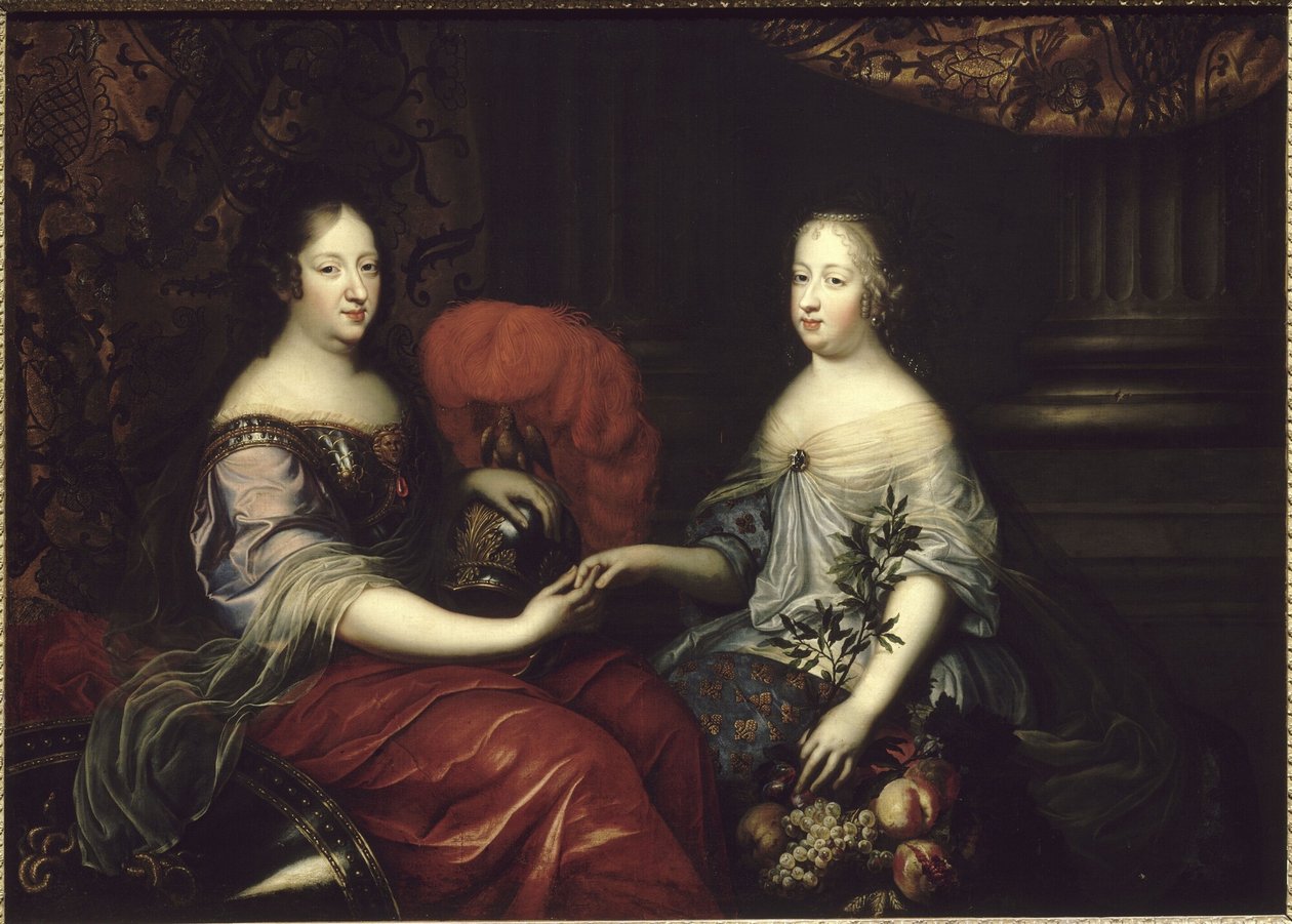 Ana de Austria y María Teresa de Austria, reinas de Francia de Simon Renard de Saint Andre
