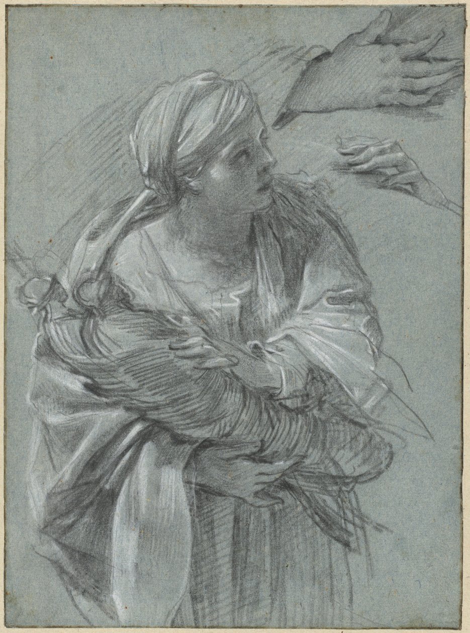 Creusa Llevando los Dioses de Troya de Simon Vouet
