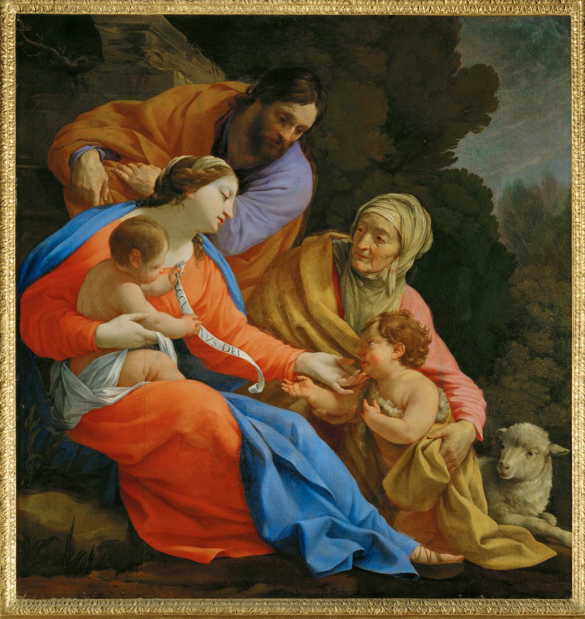 La Sainte Famille - La Sagrada Familia. R. F ... de Simon Vouet
