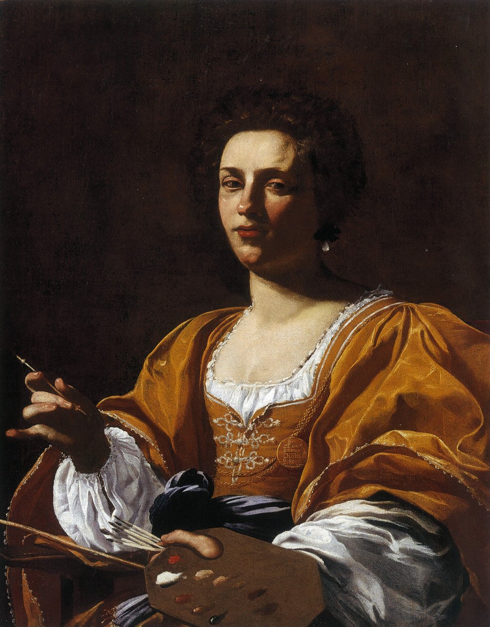 Retrato de Artemisia Gentileschi, 1623-1626 de Simon Vouet