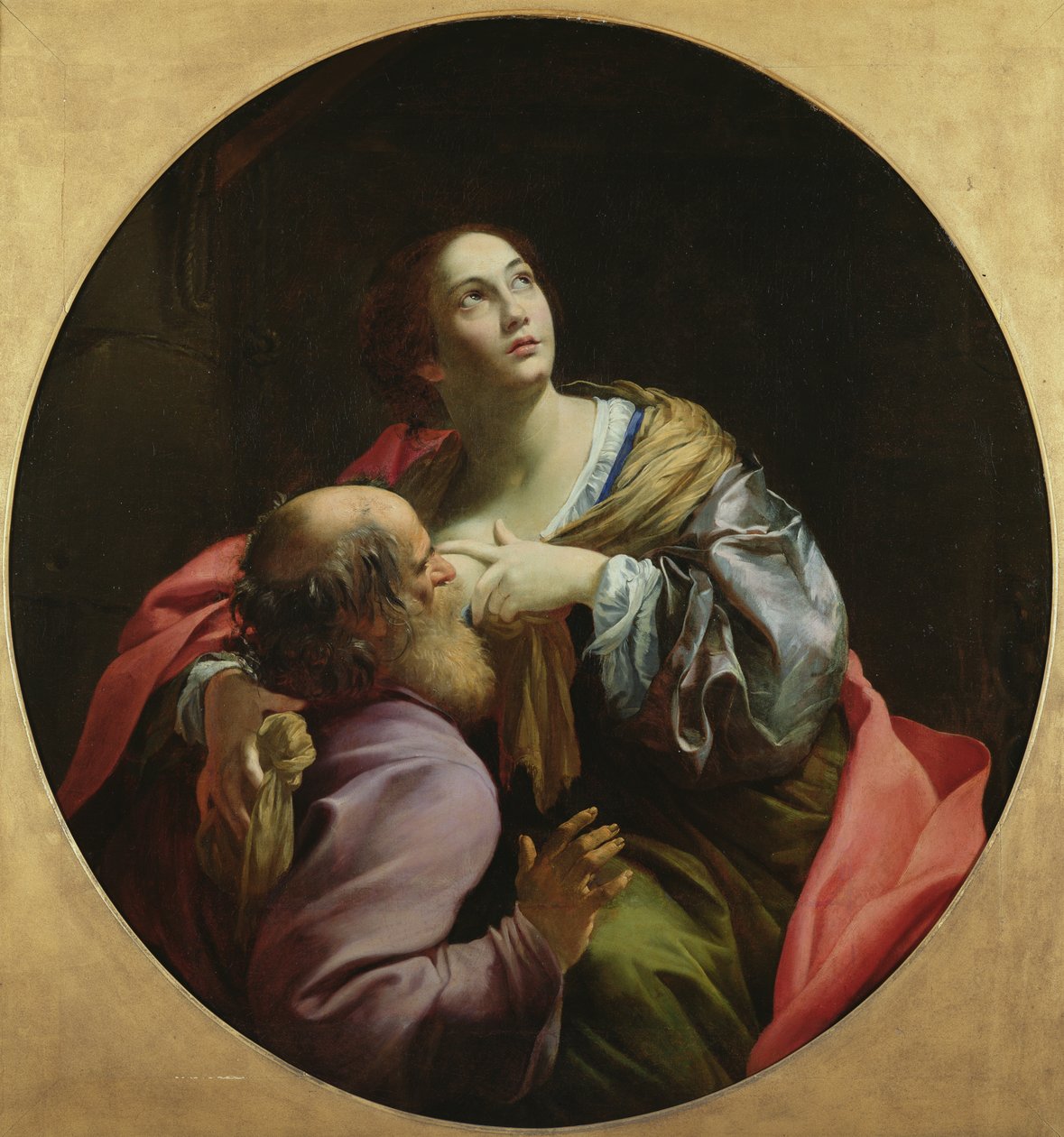 Caridad romana de Simon Vouet