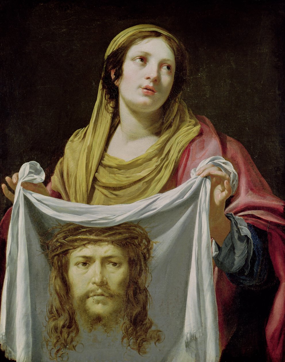 Santa Verónica sosteniendo el Santo Sudario de Simon Vouet